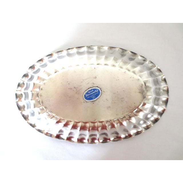 Kent Silversmiths Silverplate Bread Serving Tray For Sale In Atlanta - Image 6 of 7