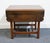 Ethan Allen Country Craftsman Solid Pine Early American Shaker Style 37" Drop Leaf Accent End Table 19-8304 - 219 Medium Brown Finish For Sale - Image 14 of 17