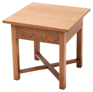 Art Deco Haagse School Solid Oak Side Table by Cor Alons, 1923
