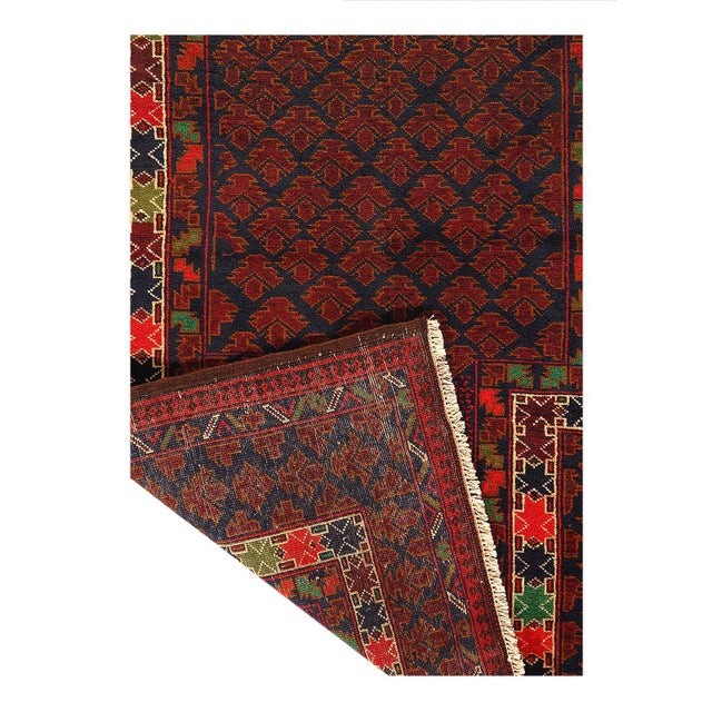 Traditional Pasargad DC Afghan Baluch Rug For Sale - Image 3 of 3