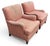 Late 20th Century Set of Striped Lounge Chairs For Sale - Image 5 of 5