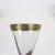 Gold Vintage Minton by Tiffin Franciscan Juice Glasses With Gold Rim- Set of 8 For Sale - Image 8 of 9