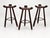 Brutalist Vintage Brutalist Marbella Stools attributed to Sergio Rodrigues, 1970s, Set of 3 For Sale - Image 3 of 14
