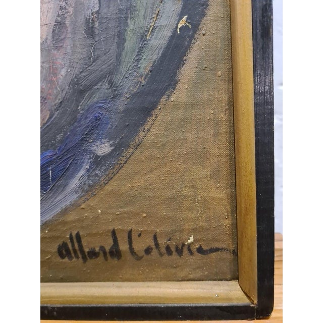 Aesthetic Movement Allegorical Painting, Leda and the Swan, Early 20th Century by Fernand Allard l'Olivier For Sale - Image 9 of 12