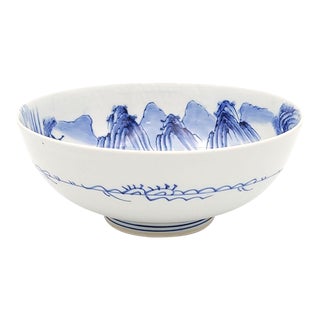 Taisho Japanese Imari Handmade Bowl, Circa 1920 For Sale