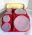Plastic 1960's Retro Hampa Red Stacking Plastic Picnic Box for 4 For Sale - Image 7 of 13