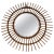 Round Rattan Mirror, French, Circa 1950 For Sale - Image 11 of 11
