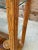 Monumental Vintage Pencil Rattan Waterfall Étagère With Glass Shelves For Sale - Image 10 of 12