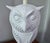 White Mid 20th Century Italian Ceramic Blanc De Chine Owl Lamp For Sale - Image 8 of 13
