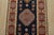 2020s Kazak Runner 2’8” X 7’9” Blue Wool Tribal Hand-Knotted Oriental Rug For Sale - Image 5 of 12