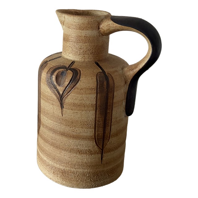 Expressive Jug by Peter Müller for Sgraffito, 1960s For Sale
