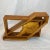 Mid-Century Figural Carved Wood Geometric Sculpture Confined Man in Box For Sale - Image 4 of 13