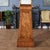 Wood 1980s Tall Burled Vintage Pedestal For Sale - Image 7 of 7