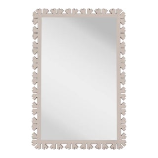 Fleur Home Audubon Bamboo Sticks Rectangle Mirror in Elephant's Breath, 24x35.5 For Sale
