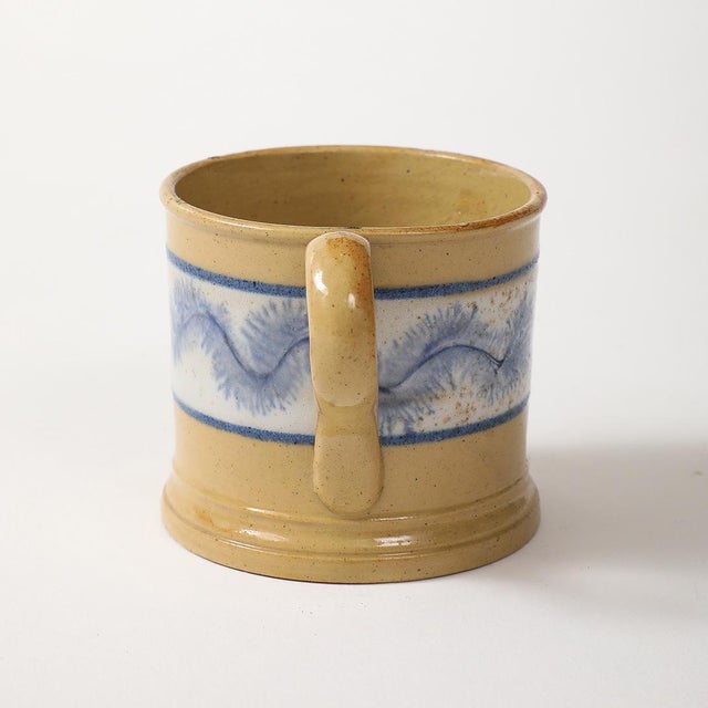Ceramic Antique Mochaware Mug For Sale - Image 7 of 8