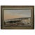 Mid 19th Century Antique Italian View of Posillipo From Naples Gouache Painting For Sale