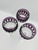 Waterford Crystal Gorgeous Clarendon Amethyst Purple Wine Goblets - Set of 3 For Sale In Los Angeles - Image 6 of 12