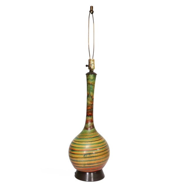 Quartite Creative Corp. 1957 Mid Century Ceramic Table Lamps by the Quartite Creative Corporation - a Pair For Sale - Image 4 of 18