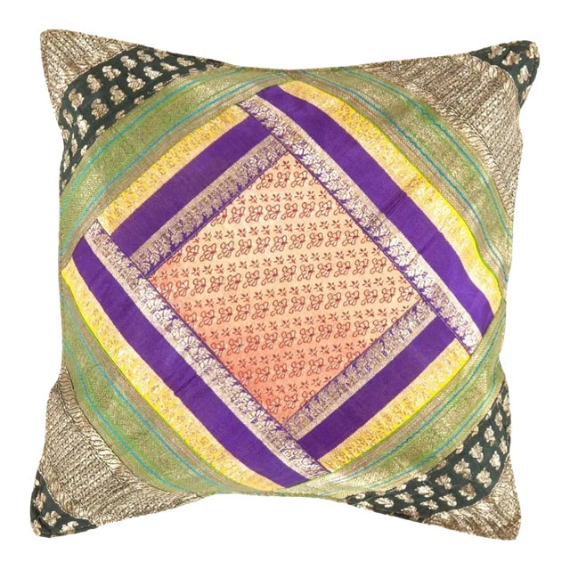 Decorative Pillow Covers Sari Silk For Sale