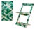 Fläpps Folding Chair – Criss Cross Green (on Birch) from Ambivalenz For Sale