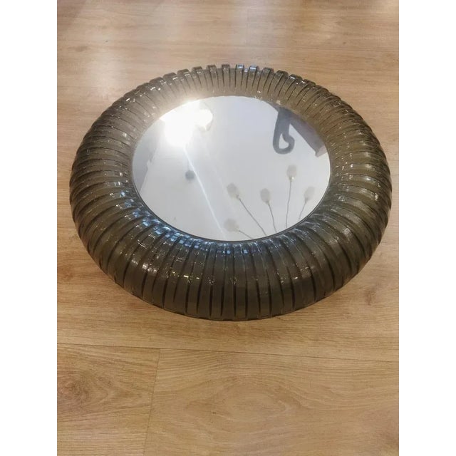Illuminated Glass Mirror, 1970s For Sale - Image 6 of 13