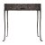 Hand-Forged Patinated Steel Console Table Medium For Sale