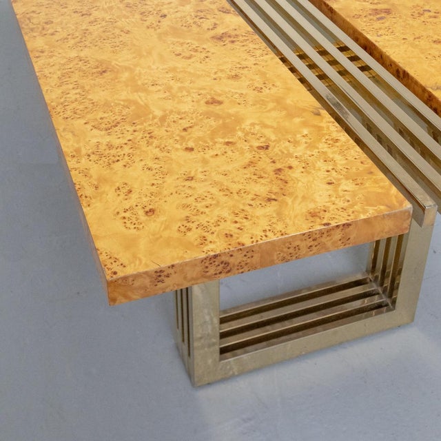 Gold Privilège Dining Table by Gianluigi Gorgoni for Fratelli Turri, 1970s For Sale - Image 8 of 13