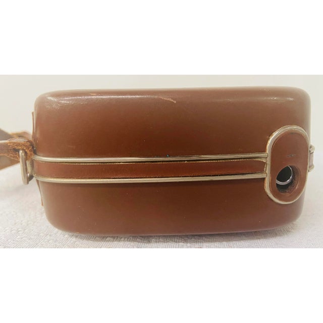 Brown Agfa Vintage Made in Germany Movex 88l Leather Camera Case For Sale - Image 8 of 11