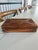 English Vintage Hand-Carved Sheesham Wood & Brass Inlay Decorative Keepsake Box For Sale - Image 3 of 9