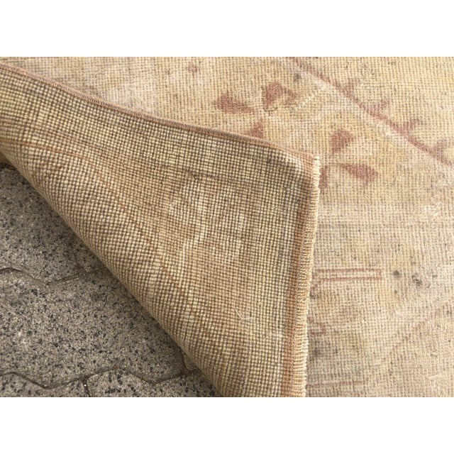 Turkish Handmade Oversize Tribal Beige Rug For Sale - Image 4 of 11