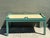 Vintage Oomph Lacquered Coffee Table With Seagrass Top For Sale In West Palm - Image 6 of 12