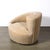 1970s Pair of Swiveling "Nautilus" Chairs by Vladimir Kagan in Luxe Camel Mohair For Sale - Image 5 of 11