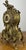 A highly decorative Vintage brass clock with an elegant ornate form and striking cherub detail to the top. Rich in...