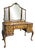 Vintage Queen Anne Burr Walnut Dressing Table, 1920 For Sale