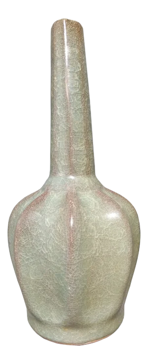 Chinese Antique Porcelain Qing Dynasty Longquan Ware Celadon Vase