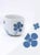 Japanese Japanese Blue and White Sake Cups Flask Set Spring Cherry Blossom Floral Asian Chinese For Sale - Image 3 of 9