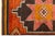 3 X 10 Vintage Turkish Wool Runner in Burnt Orange With Tribal Geometric Motifs For Sale - Image 4 of 10