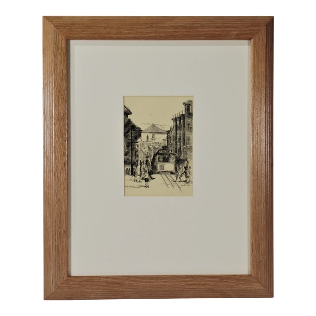 Edith (Mark) Milsk, Washington Street, San Francisco, Circa 1940 For Sale