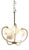 Vintage Brass Chandelier from Barovier and Toso, 1940 For Sale
