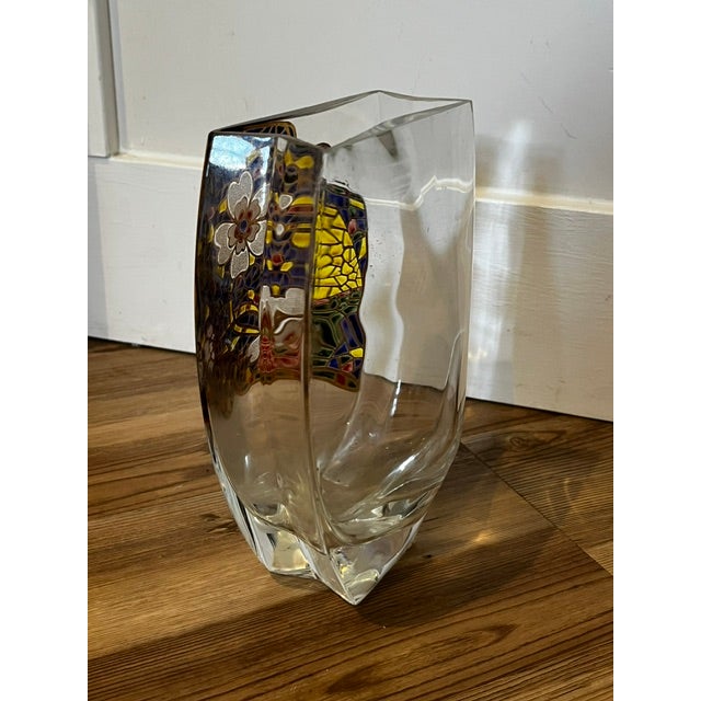 Mid 20th Century Vintage Mosaic Vase Signed For Sale - Image 5 of 15