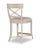 Century Furniture Audrey Beech & Linen Counter Stool For Sale - Image 4 of 5