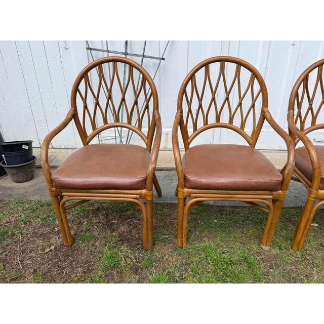 Mid 20th Century Mid Century Bentwood Arm Chairs Set of Four For Sale - Image 5 of 12