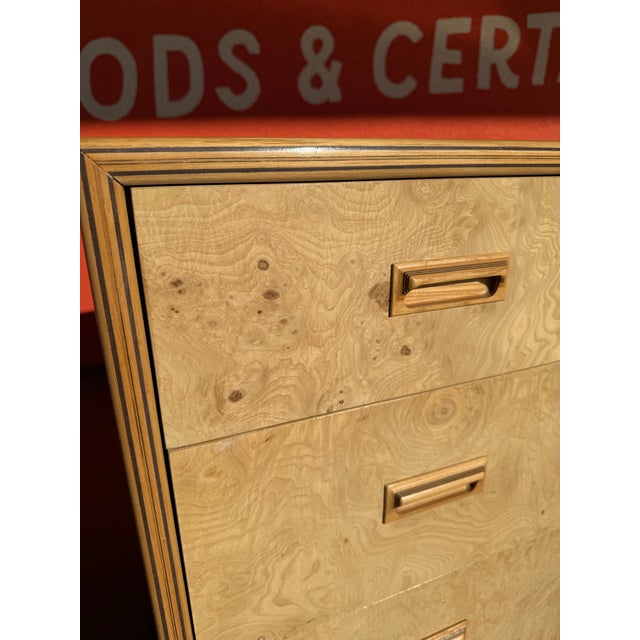 Wood 1980s Burlwood Henredon Scene Two Dresser For Sale - Image 7 of 12