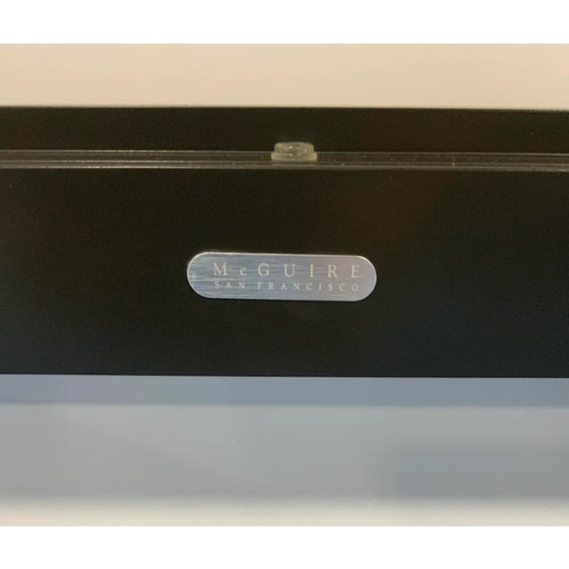 McGuire Baker Modern Metal Outdoor Dining Table Frame For Sale - Image 4 of 7