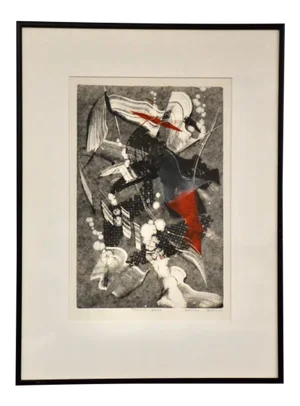 1970s Abstract Sketch by Dorinda Burrows