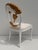 1980s Set of Four Hollywood Regency Carved Lotus Chairs For Sale - Image 10 of 12