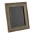 Picture Frame 8x10” in Grey Shagreen With Brass Details by Kifu Paris For Sale