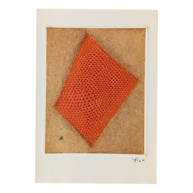 Arthur Luis Piza, Greeting Card, Galerie Michel (Paris), 1996, Engraving For Sale