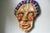 Mid-Century Modern Mid 20th Century Vibrant Wall Ceramic Face Mask Art Sculpture For Sale - Image 3 of 6