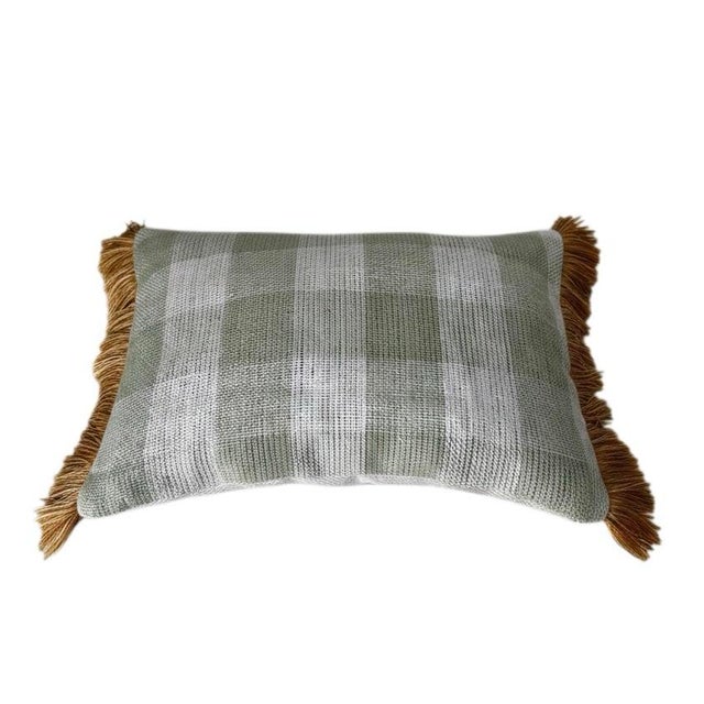 Add a layer of luxury and a soothing fragrance to your space with this handmade accent pillow, made from Nina Campbell and...